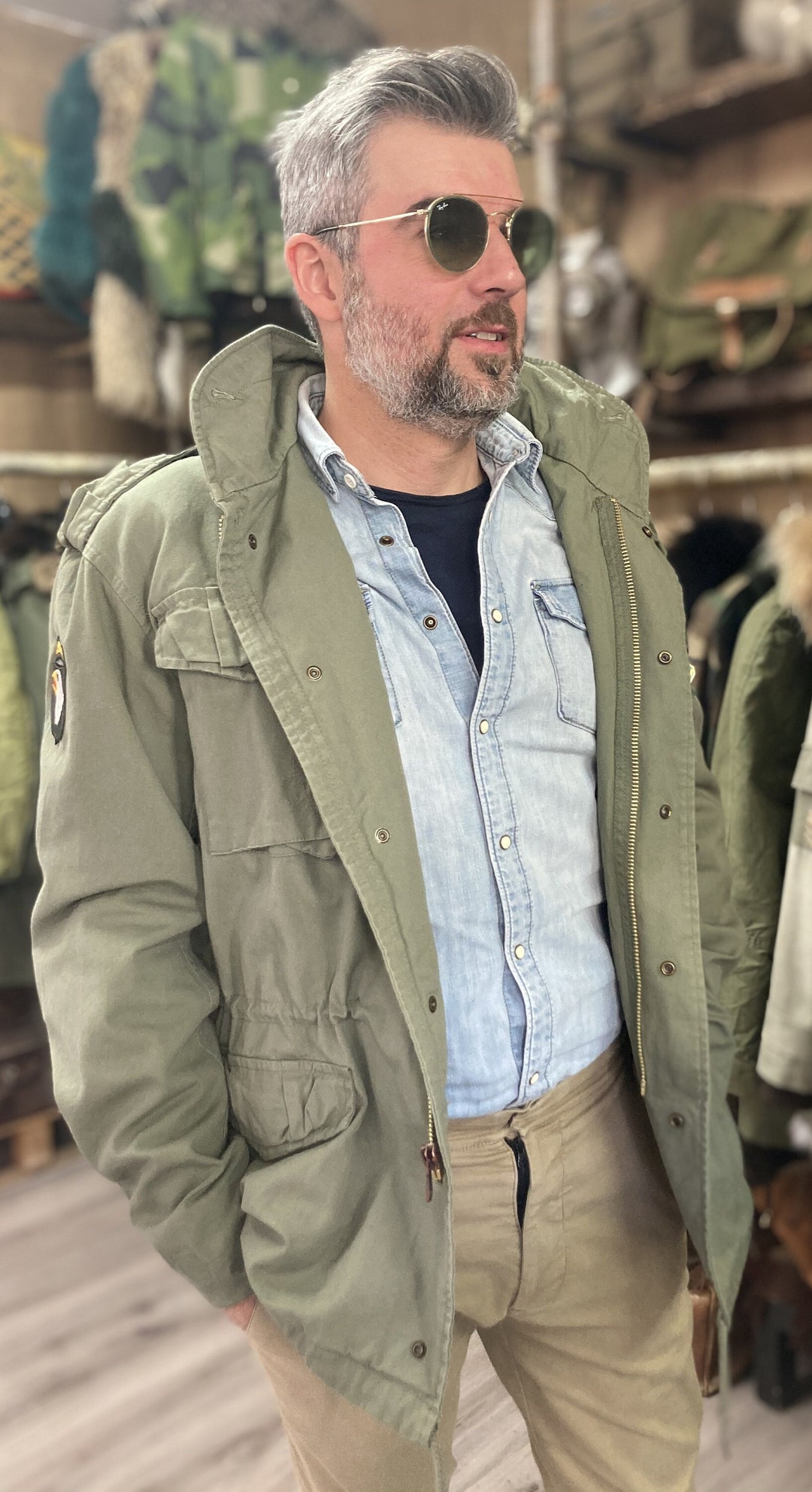 Field Jacket M65 U.s.army replica Etsy