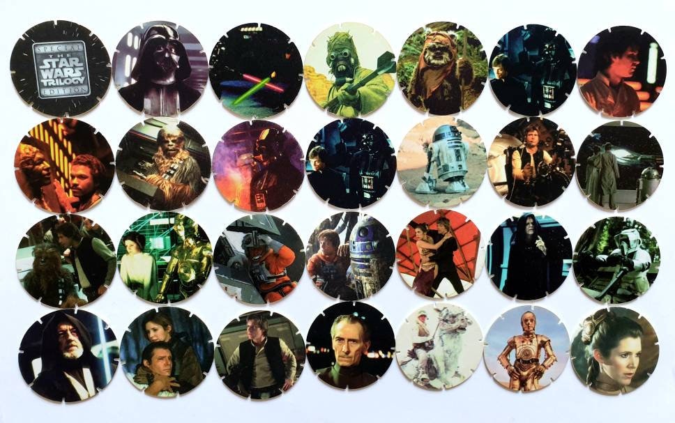 star wars tazos value