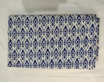 Indian kantha quilt Handmade bedspread throw Cotton blanket gudari Queen Kantha or twin kantha bedding vintage kantha