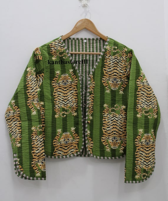 TIGRE BROCANTEキルティングコート TIGRE BROCANTE ティグルブロカンテ デニムキルト ショール