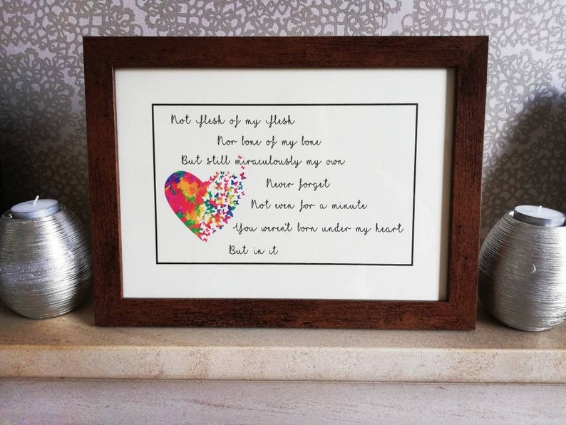 Personalised Adoption gift forever family adoption wall  Etsy