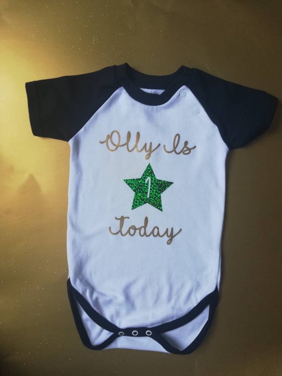 personalised first birthday outfit boy