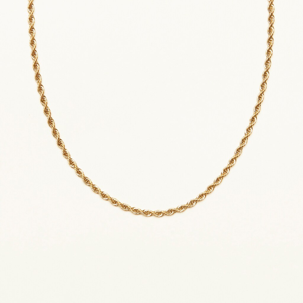 Collana Donna Day.berlin Ida, Placcata Oro Rosa 18k, Catena Filigrana Con Piccoli Fiori, Lunghezza 45+5 Cm, In Acciaio Inox 316L, Ipoallergenica, Regalo In Confezione Sostenibile