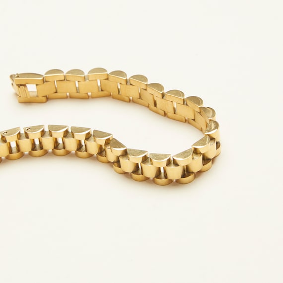 Titanium gold bracelet clearance