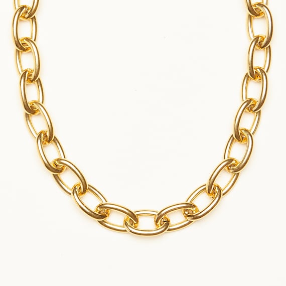 18K Gold Plated Chunky Bold Chain 