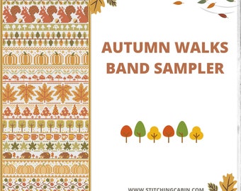 Autumn Walks Band Sampler - PDF numérique
