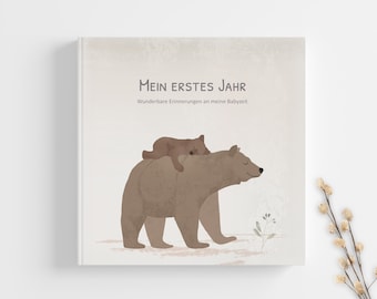 Babyalbum "Mein erstes Jahr", Babybuch, Erinnerungsalbum