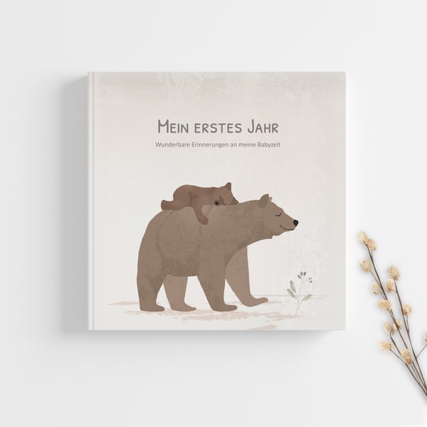 Babyalbum "Mein erstes Jahr", Babybuch, Erinnerungsalbum