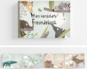 Freundebuch Kindergarten, Kindergartenalbum, Freundschaftsbuch