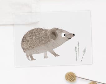 iron-on image hedgehog