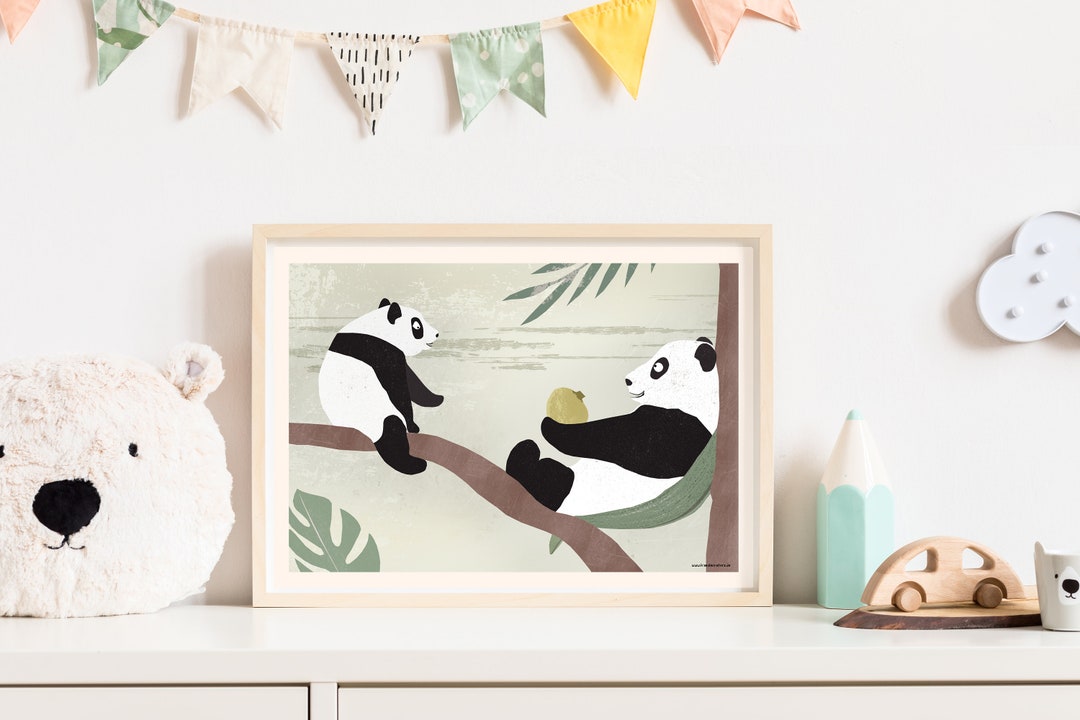 Poster Pandas, Poster A4, Illustrations, Pet Posters, Birthday ...