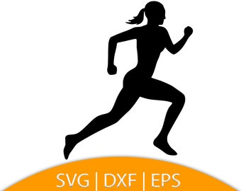 Download Female Runner Svg Etsy