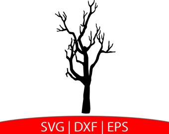 Download Winter Tree Dxf Etsy