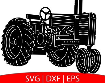 Download Antique Tractor Svg With Photos Etsy