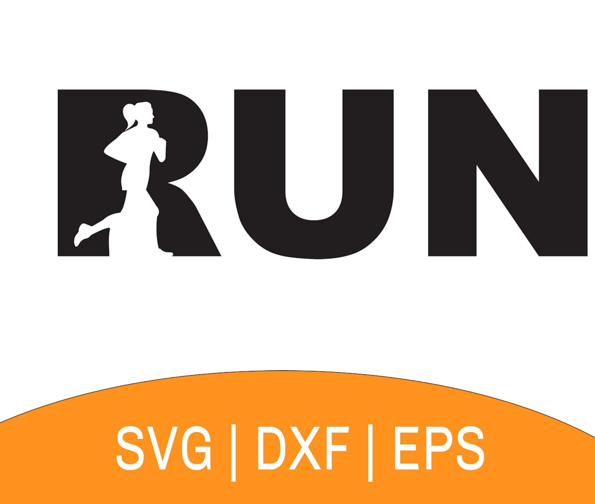 Girl Running svg running svg runner svg running svg file Etsy