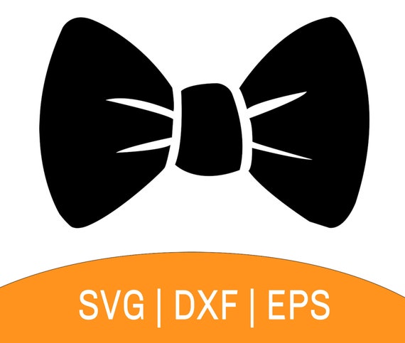 Bow Tie Svg Cut Filebow Tie Silhouette Bow Tie Clipart - Etsy