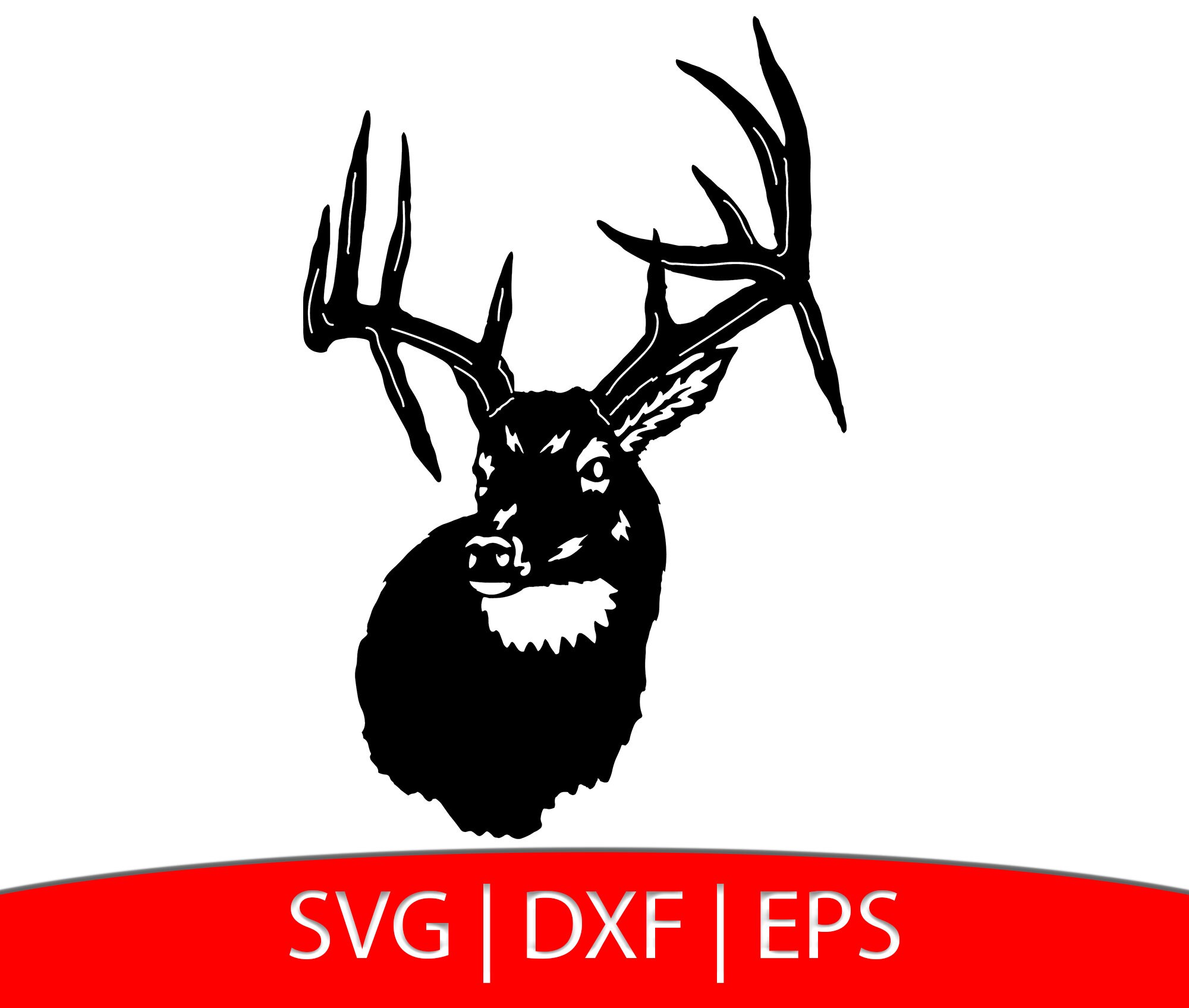 Download Buck Deer Svg Deer Clipart Deer Silhouette Cut File Elk Etsy