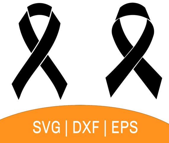 Cancer Ribbon Svgcancer Ribbon Silhouette Cut Filecancer Etsy