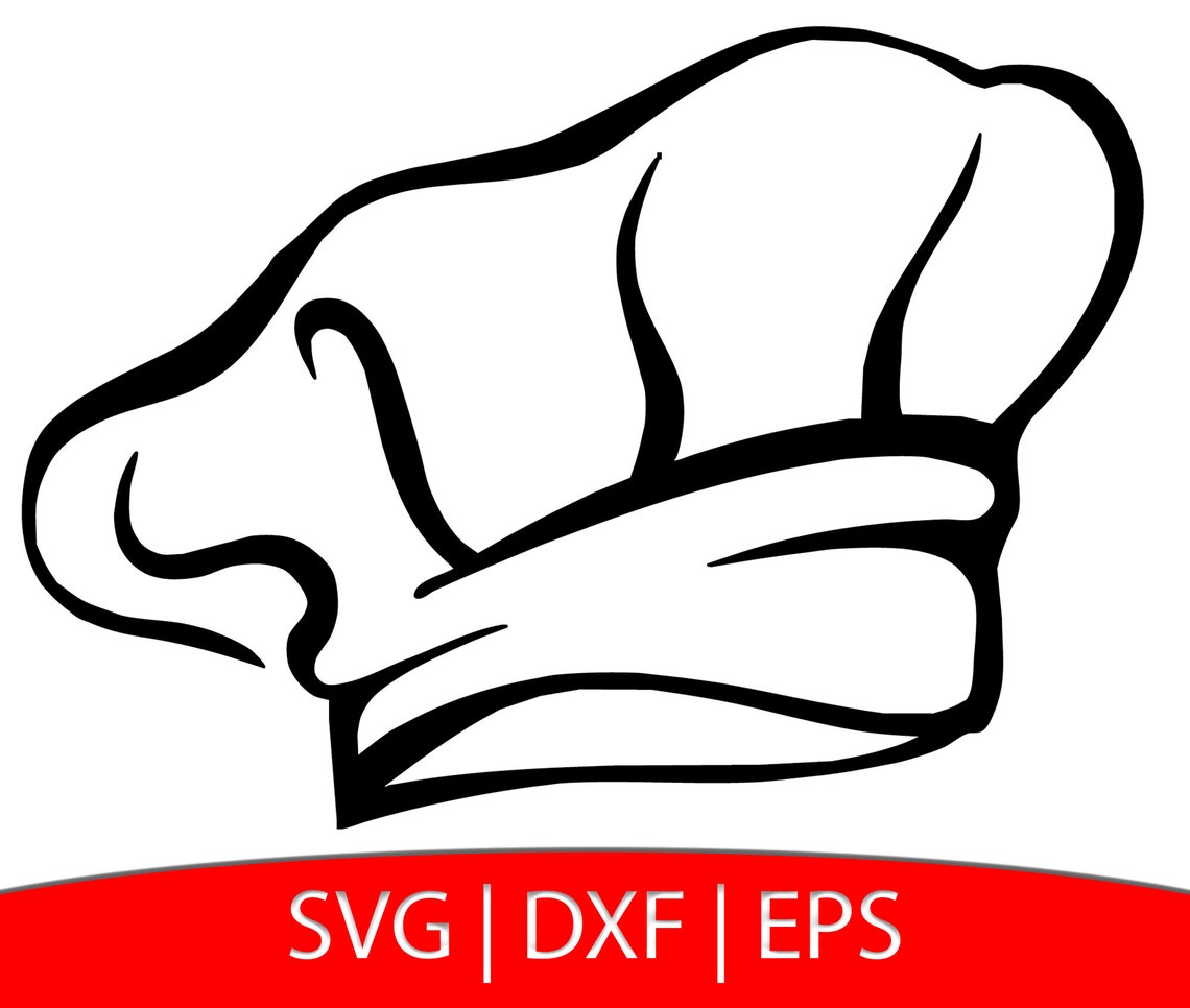 Chef Hat Svg Toque Blanche Svg Culinary School SVG Sous Etsy