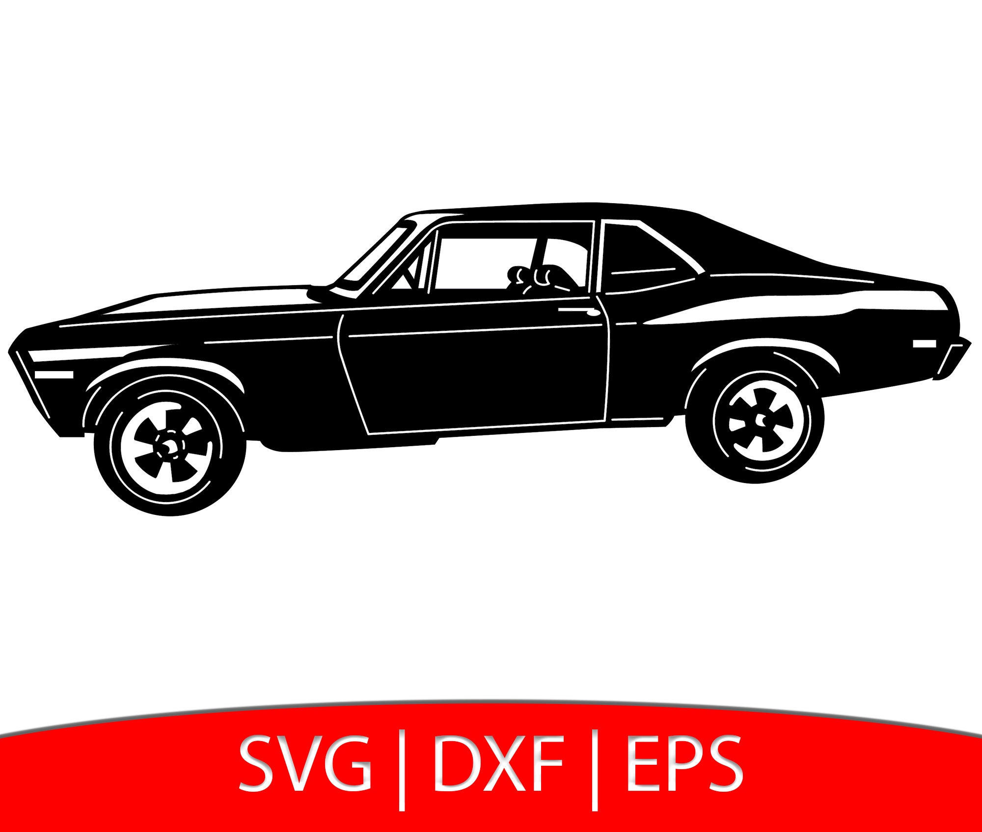 Download Car Svg Chevy Nova Svg Cut Chevrolet Clipart Old Car Etsy