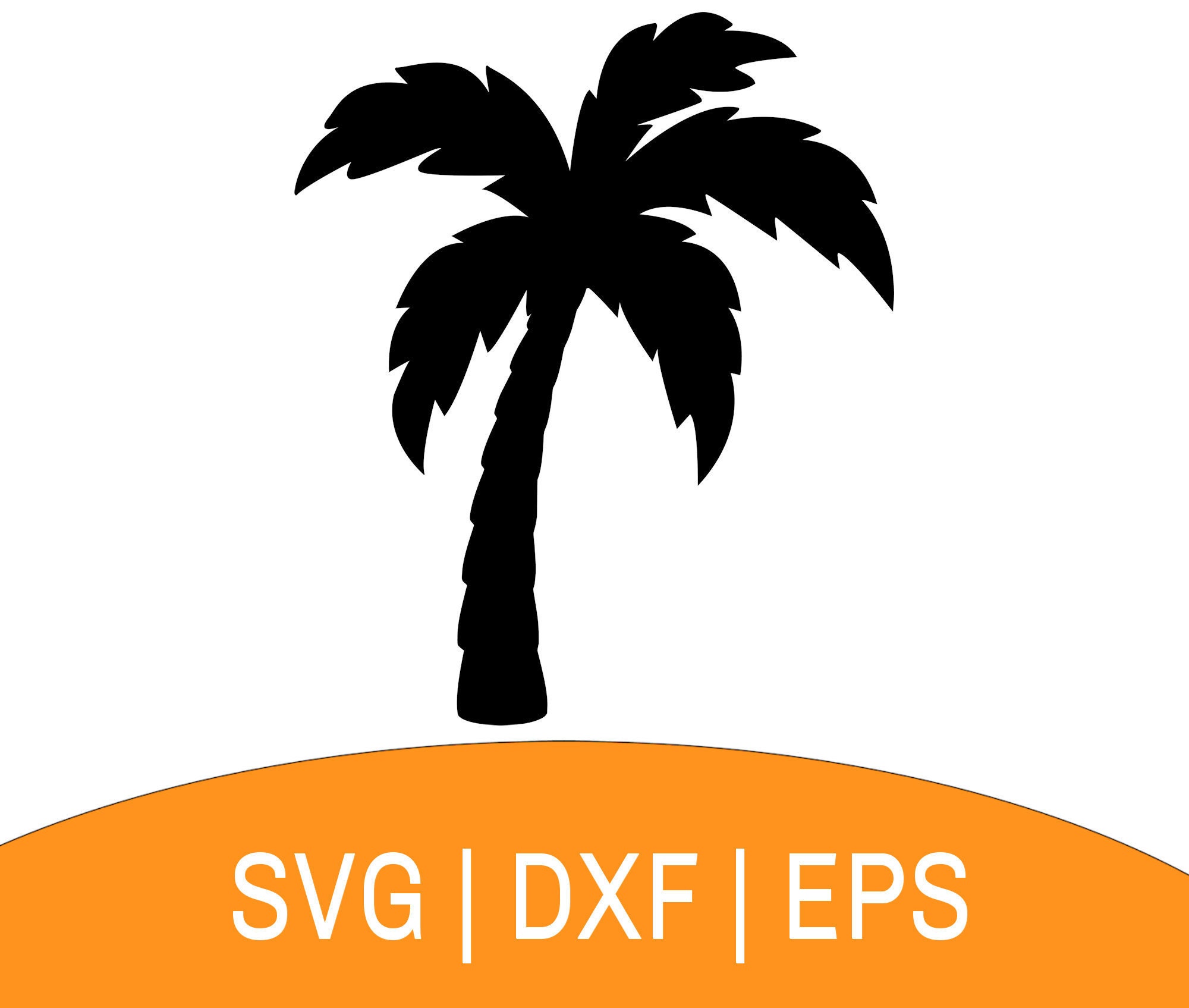 Clip Art Palm Tree SVG Cutfile Palm Tree Vector Palm Tree Bundle for