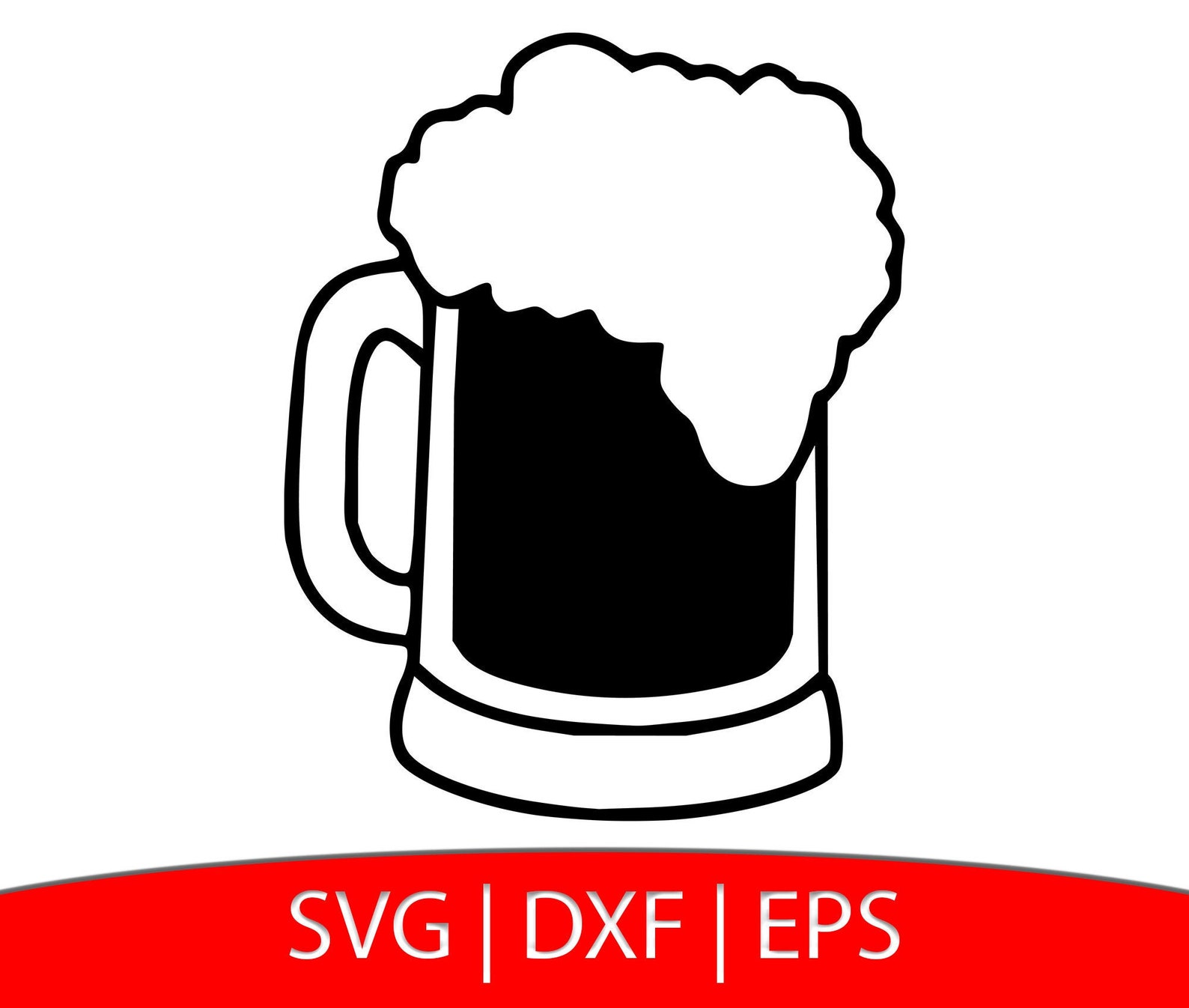 Beer Mug SVG Beer Mug .EPS Beer Mug Vector Clipart Digital Etsy