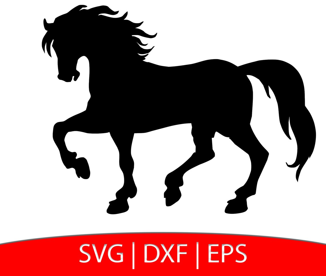 Eps Cut File Horse Silhouette Clipart Horse Svg Files For Cricut Horses