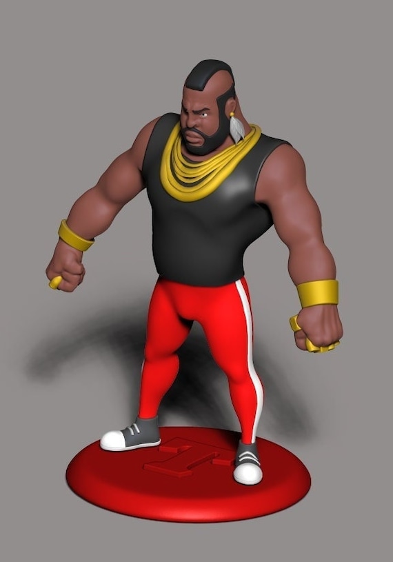 Mr. T Stylized figure