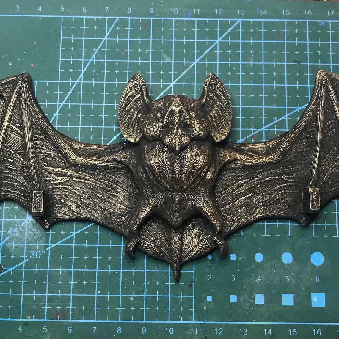 Vampire Bat Facemask/key Hanger | Etsy
