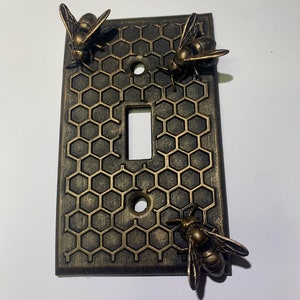 Honey Bee light switch plate