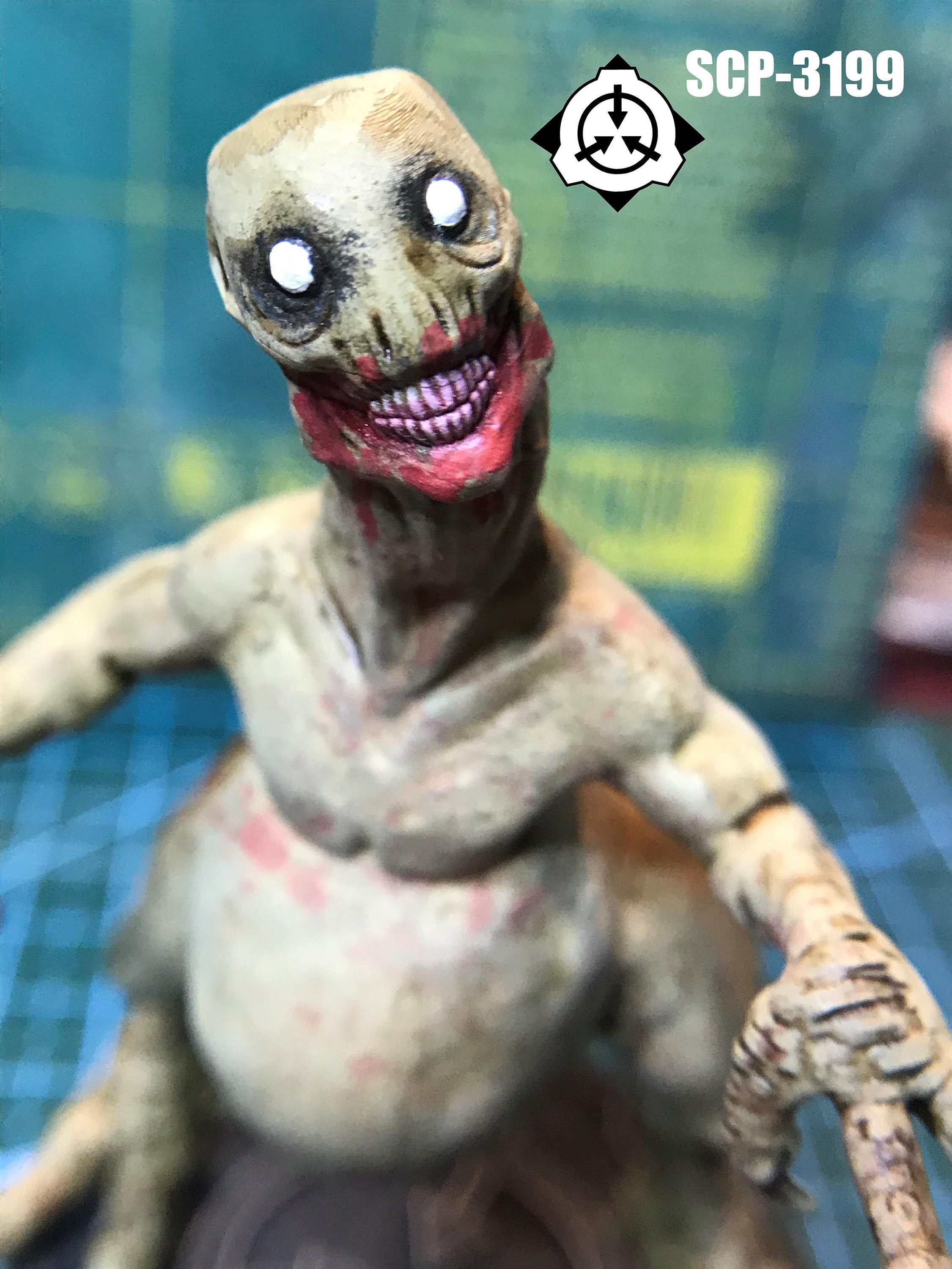 Shy Guy SCP-096 Resin Model Horror Unpainted Urban Legend Euclid Monster  Figure