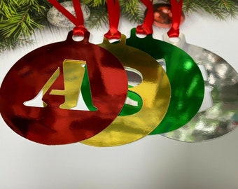 Décorations Noël Renne Lettres A-Z - Lot De 26 Ornements Personnalisables