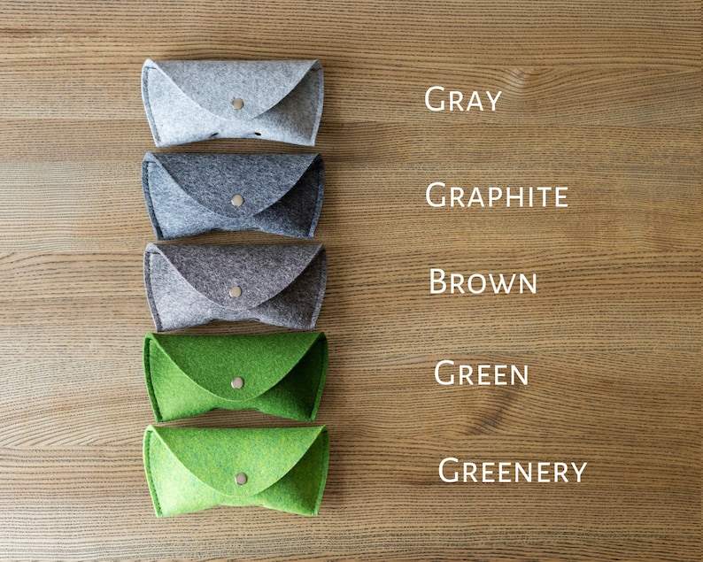 Personalized Sunglasses Case Merino Wool Felt Glasses Case Etsy