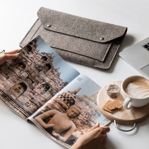 Merino Wool Felt Sleeve for Laptop MacBook