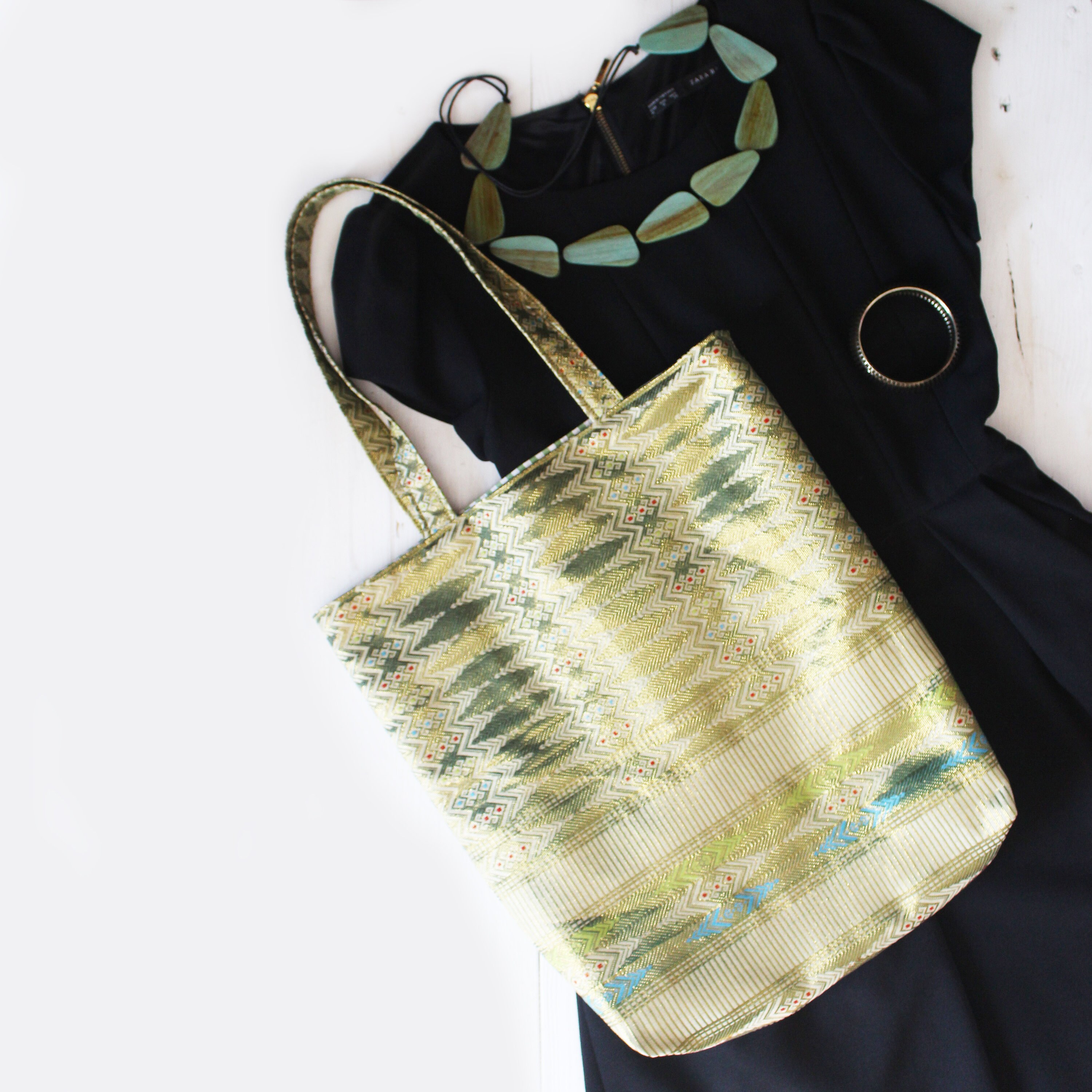 Green bag Tote bag Cloth bag Etsy