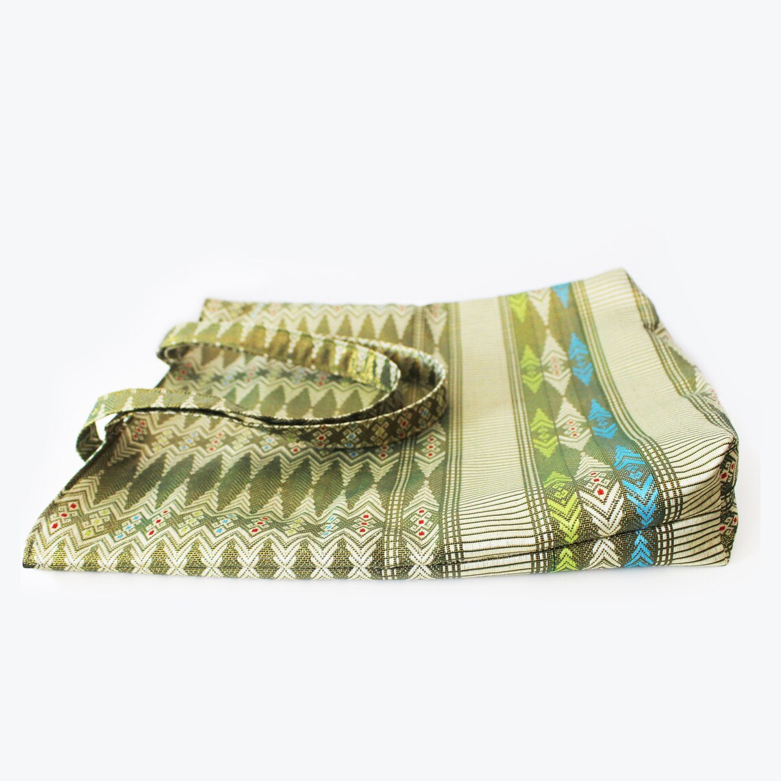 Green bag Tote bag Cloth bag Etsy