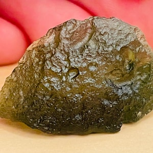 Large Moldavite Meteorite raw stone high vibration healing protection