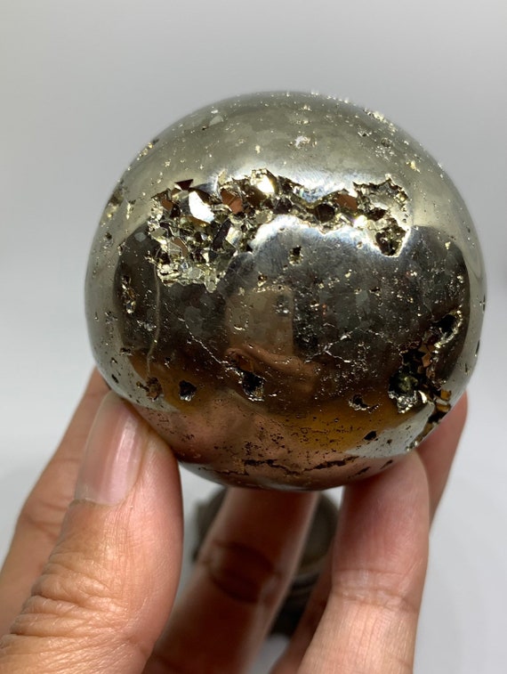 Haus Wohnen Pyrite Sphere 0 93 Lbs Fools Gold Shiny Glimmer