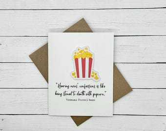 Funny Fulton Sheen Quote Card: Sheen Beatification Collection