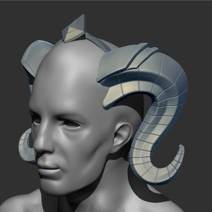 Yrel Hörner Cosplay Stl 3d Druck