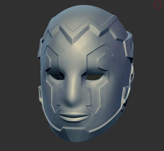 Blue Beetle Mask 3D File STL 