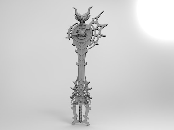 No Name Keyblade From Kingdom Hearts Stl File 3d Print Etsy