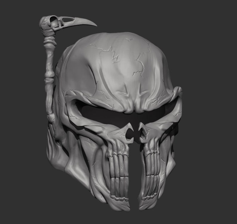 Star Wars Boba Fett Skull Helmet file for 3D printing STL ...