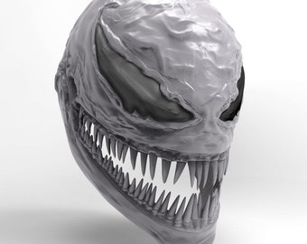 Venom Wearable Helmet mask 3D file for printing. STL