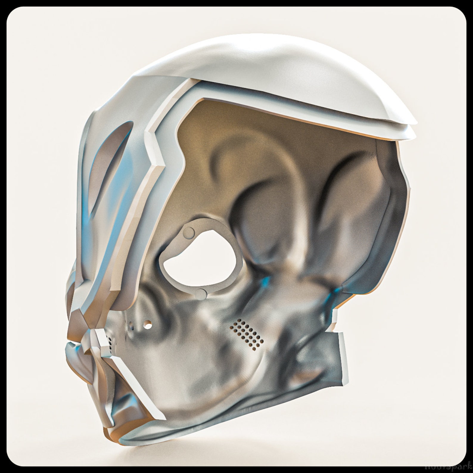 Skull Helmet Steam Punk Air Soft Skull Helmet Sci Fi. Etsy