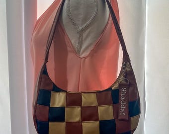 Bolso Damero "Camina en Sabiduría"