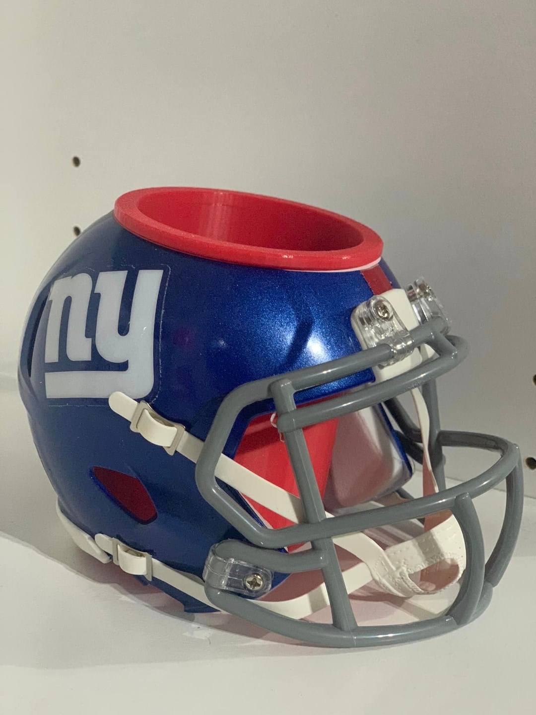 New York Giants Mini Helmet Desk Caddy Etsy