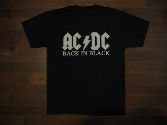 ac dc back in black t shirt