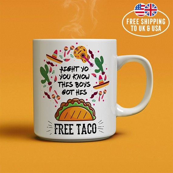 Free Taco Vine Mug Etsy