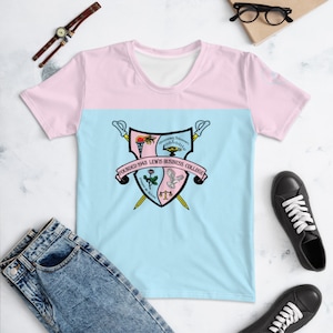 ga Phi Delta Schwesternschaft Crest Shirt Frauen T-shirt